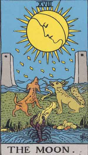 The Moon card